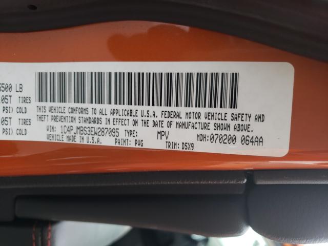 2014 JEEP CHEROKEE T 1C4PJMBS3EW287095