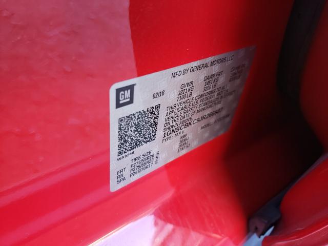 2018 CHEVROLET TAHOE C150 1GNSCBKC9JR266687