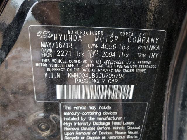 2018 HYUNDAI ELANTRA SP KMHD04LB9JU705794