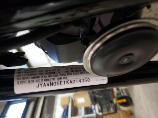 2019 YAMAHA XVS950 JYAVN05E1KA014350