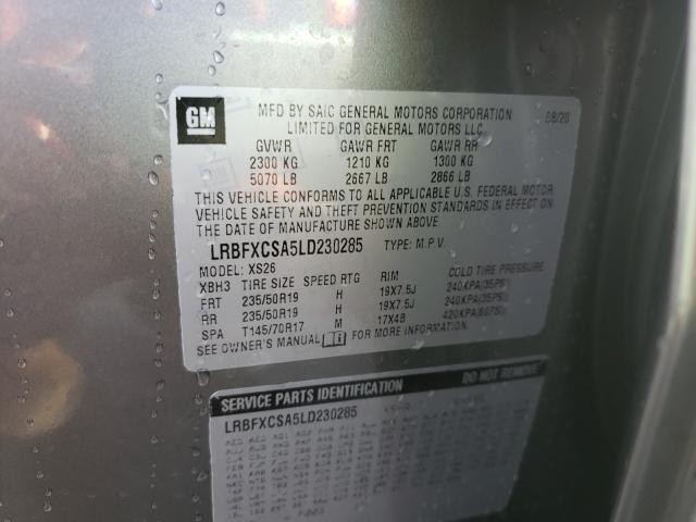 2020 BUICK ENVISION E LRBFXCSA5LD230285