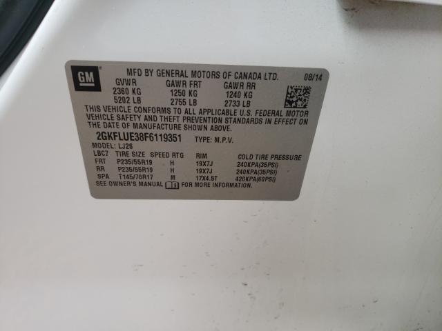 2015 GMC TERRAIN DE 2GKFLUE38F6119351
