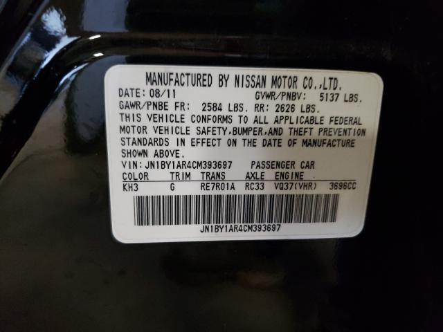 2012 INFINITI M37 X JN1BY1AR4CM393697