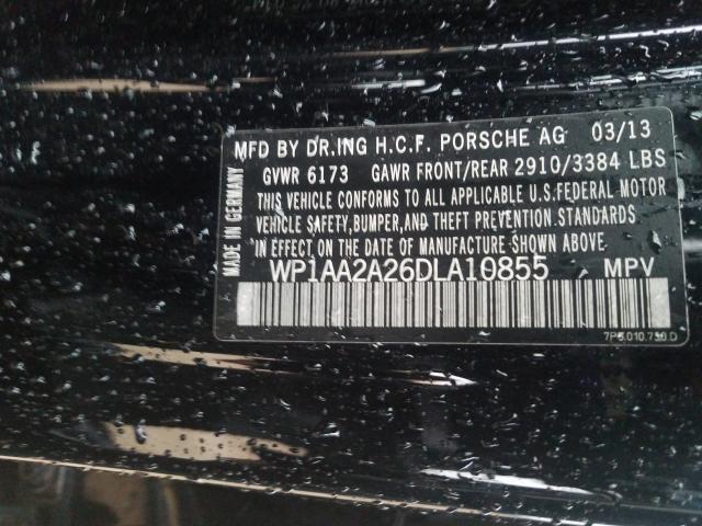 2013 PORSCHE CAYENNE WP1AA2A26DLA10855