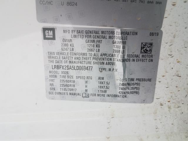 2020 BUICK ENVISION E LRBFX2SA5LD069477
