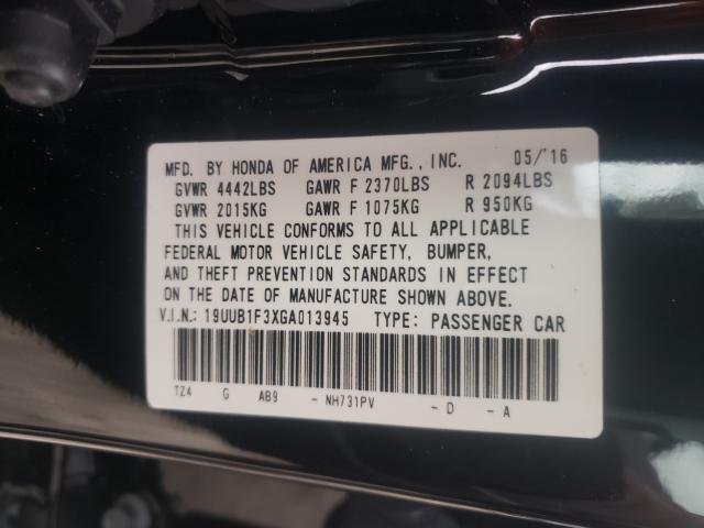 2016 ACURA TLX 19UUB1F3XGA013945