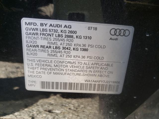 2018 AUDI SQ5 PREMIU WA1A4AFY7J2219906