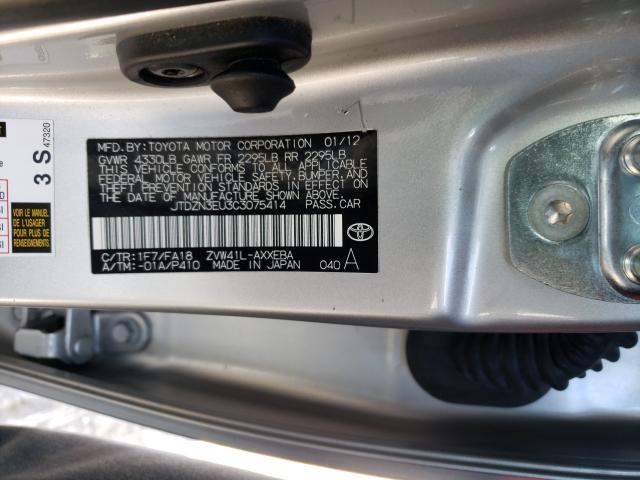2012 TOYOTA PRIUS V JTDZN3EU3C3075414