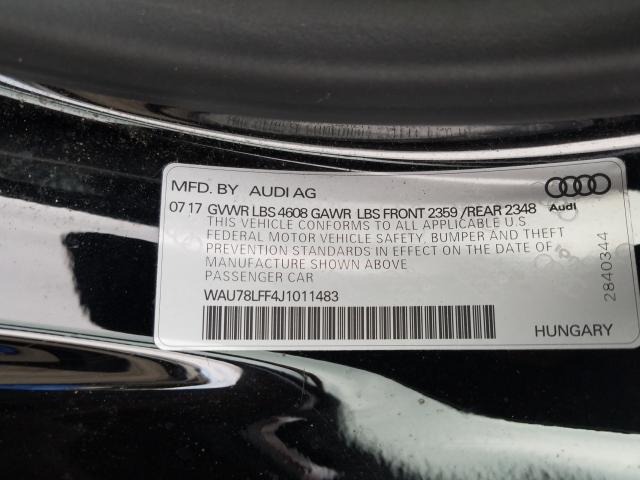 2018 AUDI A3 PREMIUM WAU78LFF4J1011483