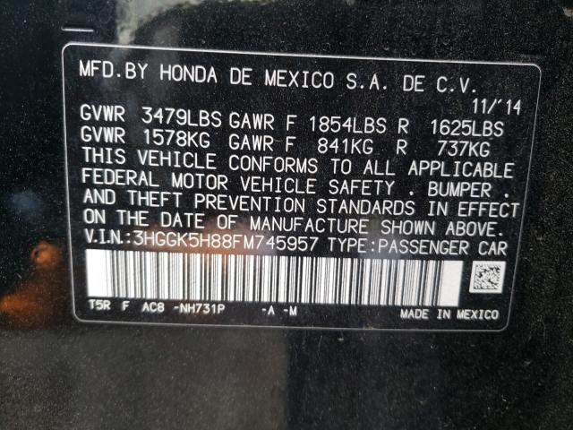 2015 HONDA FIT EX 3HGGK5H88FM745957