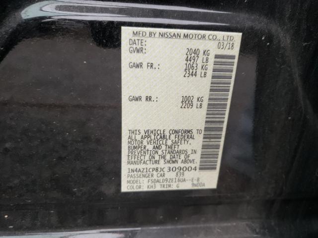 2018 NISSAN LEAF S 1N4AZ1CP8JC309004