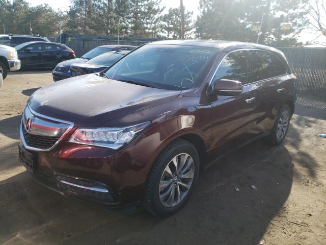 2016 ACURA MDX TECHNO 5FRYD4H67GB036544