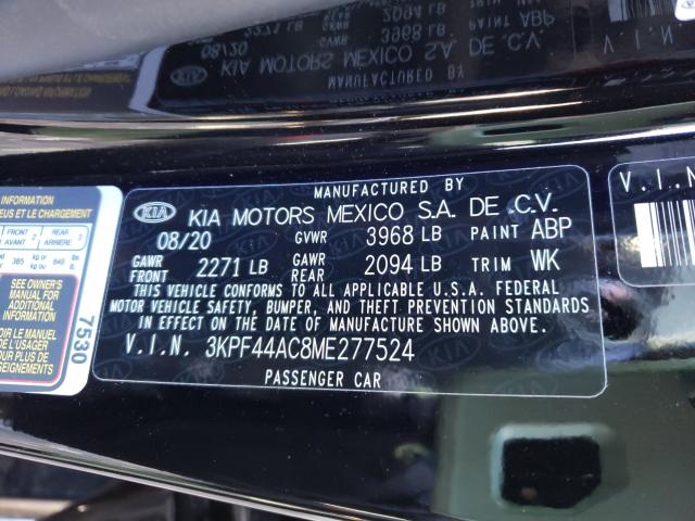 2021 KIA FORTE GT - 3KPF44AC8ME277524
