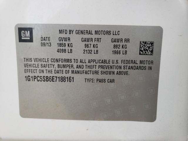 2014 CHEVROLET CRUZE LT - 1G1PC5SB6E7188161