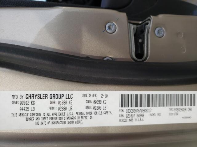 2010 DODGE CALIBER MA 1B3CB3HA5AD566317