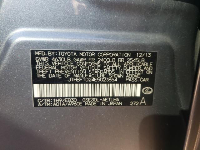 2014 LEXUS IS 250 JTHBF1D24E5023654