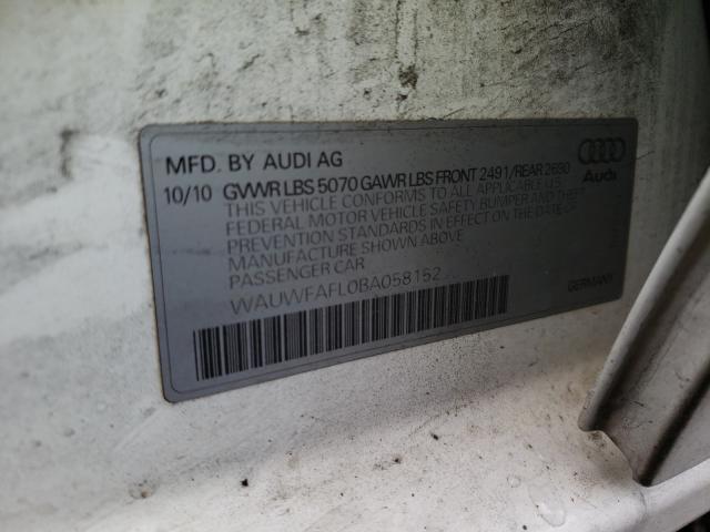 2011 AUDI A4 PREMIUM - WAUWFAFL0BA058152