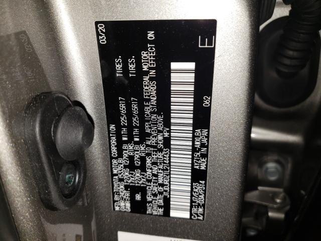 2020 LEXUS NX 300H JTJDJRDZ1L2144433