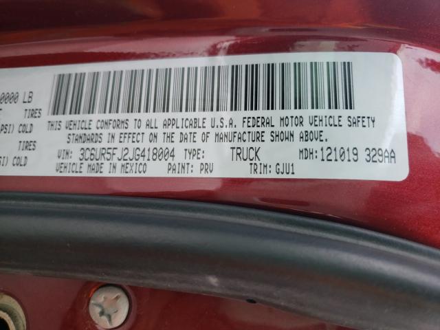 2018 RAM 2500 LARAM 3C6UR5FJ2JG418004