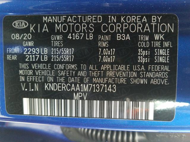 2021 KIA SELTOS EX KNDERCAA1M7137143