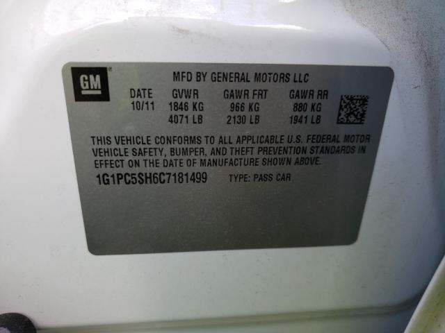 2012 CHEVROLET CRUZE LS - 1G1PC5SH6C7181499