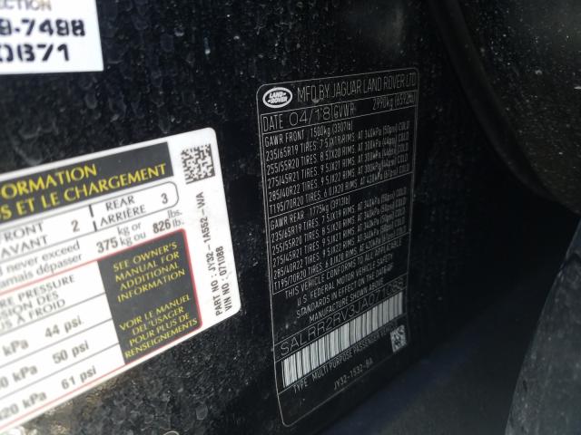 2018 LAND ROVER DISCOVERY SALRR2RV3JA071088