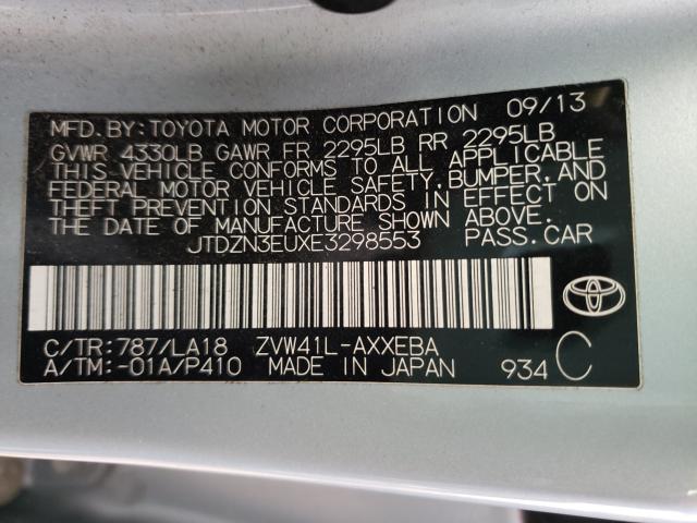 2014 TOYOTA PRIUS V JTDZN3EUXE3298553