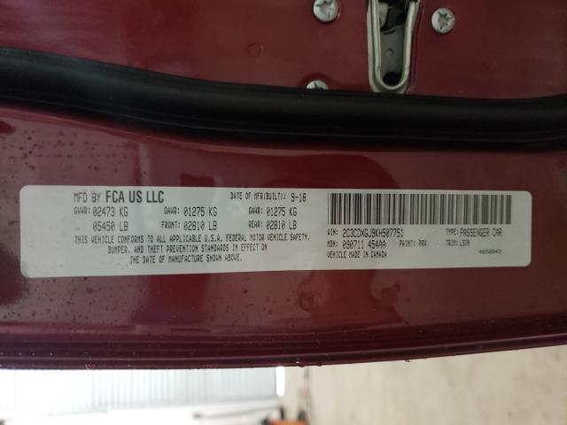 2019 DODGE CHARGER SC 2C3CDXGJ9KH507751
