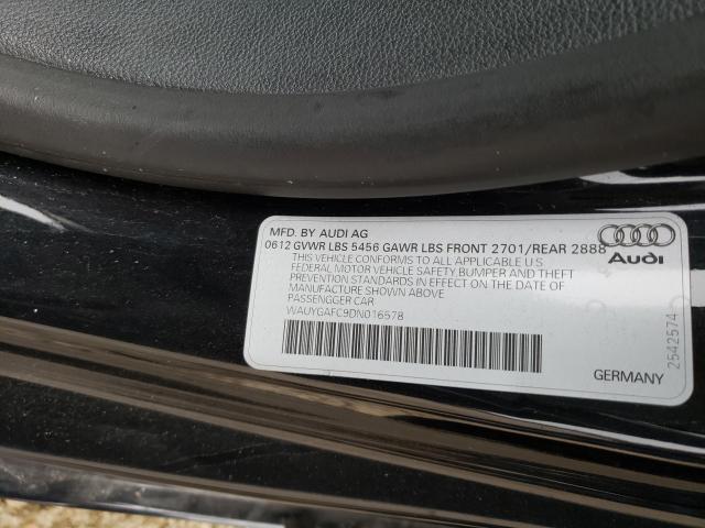 2013 AUDI A7 PREMIUM WAUYGAFC9DN016578