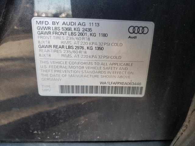 2014 AUDI Q5 PREMIUM WA1LFAFPXEA063446