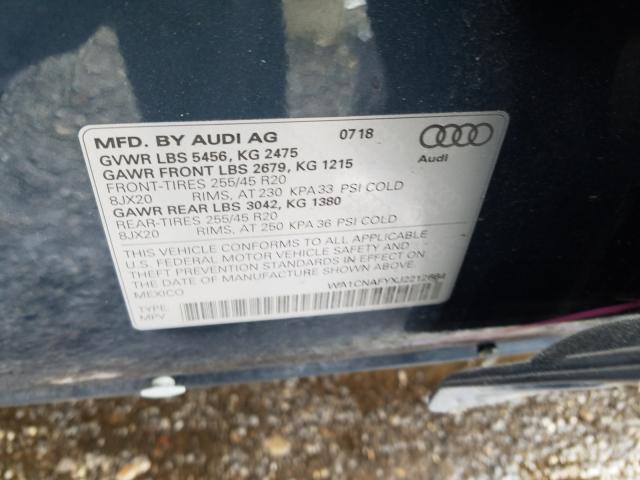 2018 AUDI Q5 PRESTIG - WA1CNAFYXJ2212664