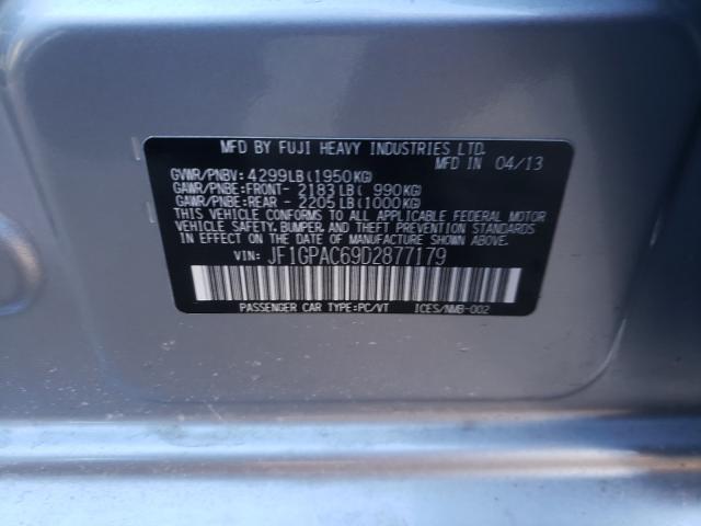 2013 SUBARU IMPREZA PR JF1GPAC69D2877179