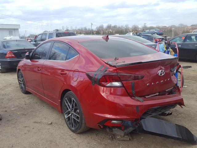 2019 HYUNDAI ELANTRA SP KMHD04LB2KU813403