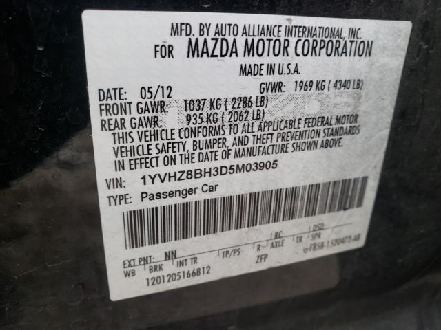 2013 MAZDA 6 SPORT 1YVHZ8BH3D5M03905