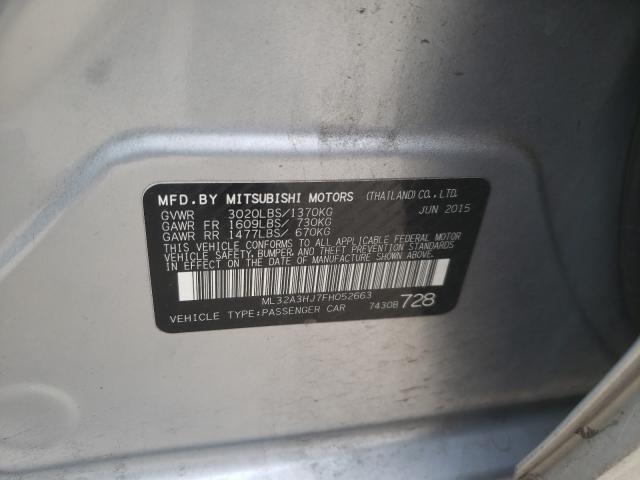 2015 MITSUBISHI MIRAGE DE ML32A3HJ7FH052663