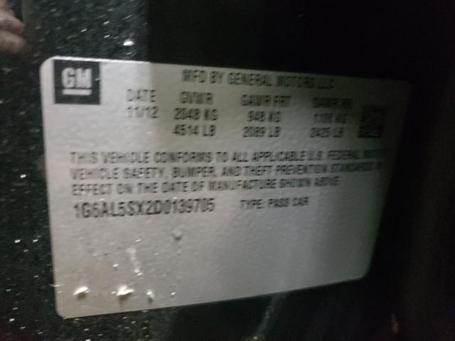 2013 CADILLAC ATS PREMIU 1G6AL5SX2D0139705