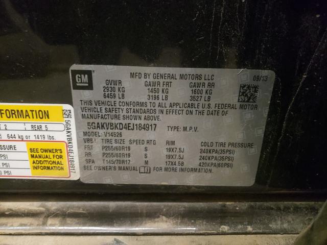 2014 BUICK ENCLAVE 5GAKVBKD4EJ184917
