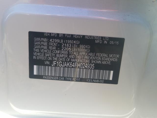 2015 SUBARU IMPREZA PR JF1GJAK64FH024935
