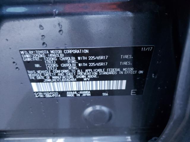 2018 TOYOTA RAV4 HV LE JTMRJREV2JD182484