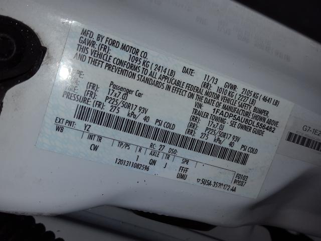 2013 FORD C-MAX SE 1FADP5AU8DL556482
