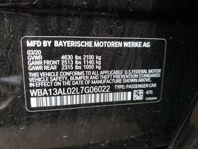 2020 BMW M235XI - WBA13AL02L7G06022