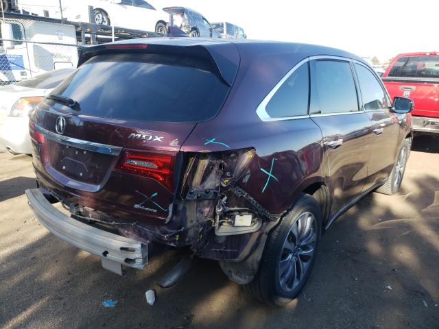 2016 ACURA MDX TECHNO 5FRYD4H67GB036544