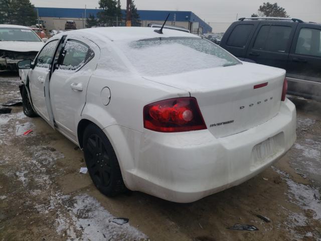 2012 DODGE AVENGER 1C3CDZAB0CN193557