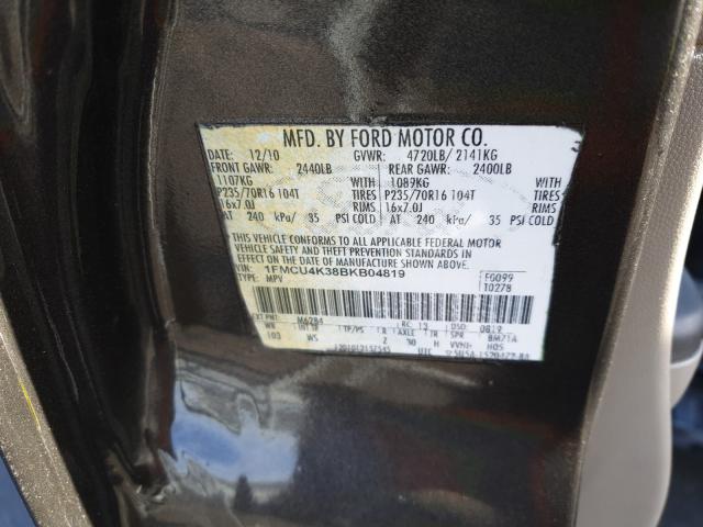 2011 FORD ESCAPE HYB 1FMCU4K31BKB48919
