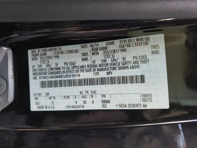2014 FORD ESCAPE SE - 1FMCU9G99EUE01018