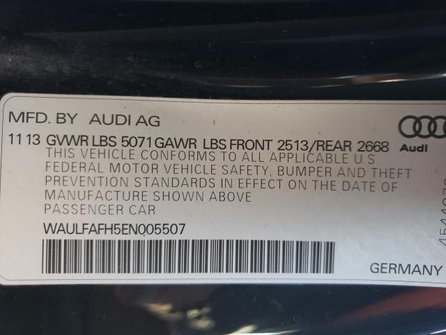 2014 AUDI A5 PREMIUM WAULFAFH5EN005507