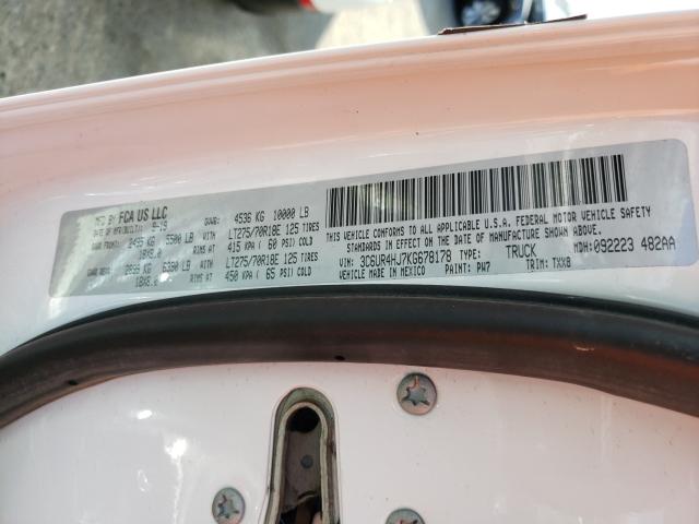 2019 RAM 2500 TRADE 3C6UR4HJ7KG678178
