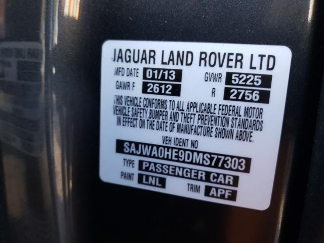 2013 JAGUAR XF SUPERCH SAJWA0HE9DMS77303