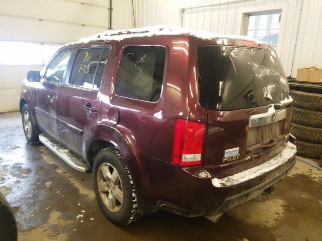 2011 HONDA PILOT EXL 5FNYF4H59BB056645