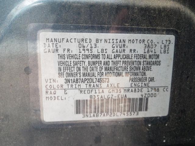 2013 NISSAN SENTRA 3N1AB7AP2DL745573